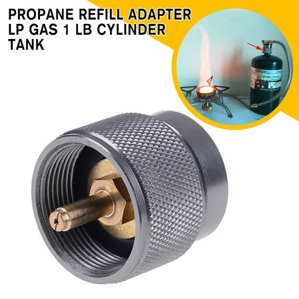 Propane Refill Adapter Lp Gas Cylinder Tank Coupler Heater Camping Hunt Outdoor